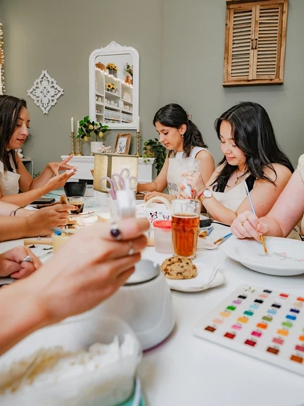 groupe de clientes qui pratiquent des activités